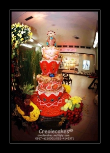 moroccan wedding cake